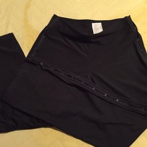 Black Nike dry fit exercise pants